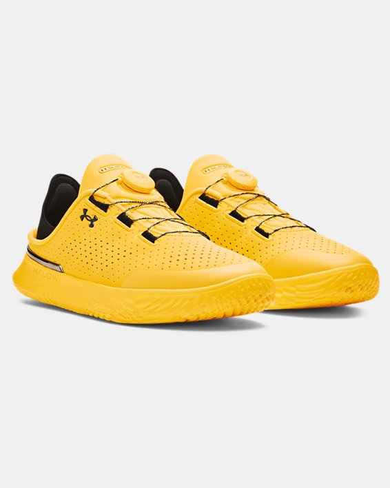 Unisex UA SlipSpeed™ Training Shoes, Yellow, pdpMainDesktop image number 3
